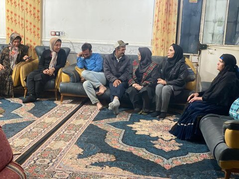 بازدید میدانی شبانه توسط معاون اداره پذیرش و هماهنگی سازمان بهزیستی کشور از خانواده‌های دارای معلول در استان