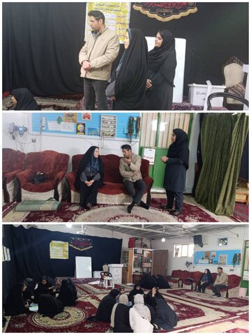 بازدید کارشناس مسئول امور اجتماعی شهرستان بیرجند از روند اجرای طرح «مانا» در مهرشهر