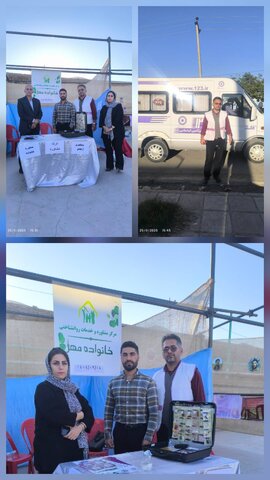 ایذه|حضور تیم اورژانس اجتماعی به مناسبت هفته بسیج در همایش بزرگ حجاب