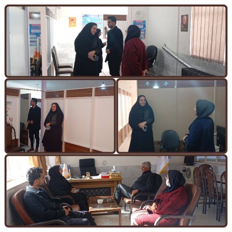 بازدید رئیس اداره بهزیستی شهرستان سربیشه از مرکز خدمات بهزیستی+زندگی بخش مود