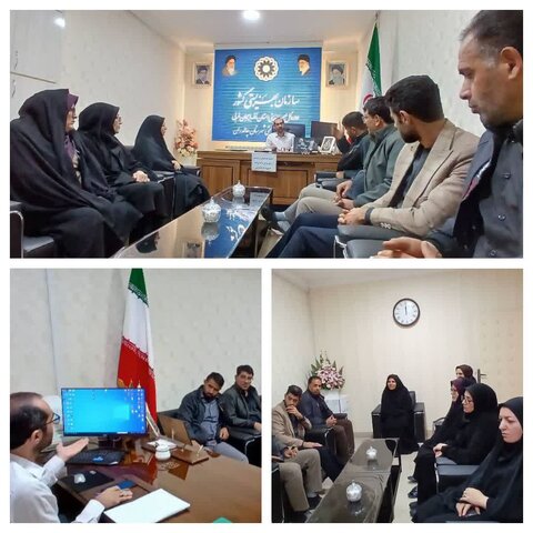 برگزاری جلسه هماهنگی برای ارائه برنامه کاری بهزیستی به فرمانداری چالدران