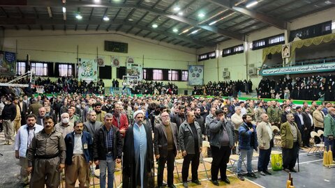 همایش اقتدار بسیجیان در سنندج برگزار شد