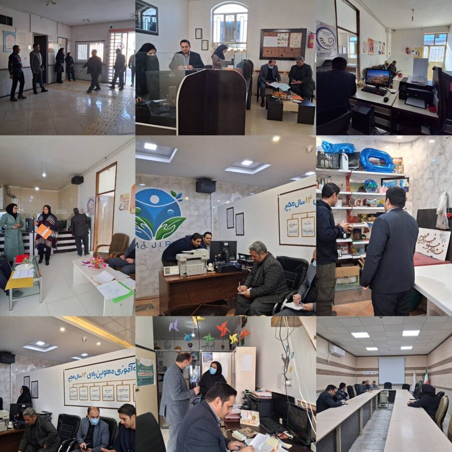 بازدید روسای اداره حراست و بازرسی بهزیستی خراسان جنوبی از بهزیستی شهرستان نهبندان