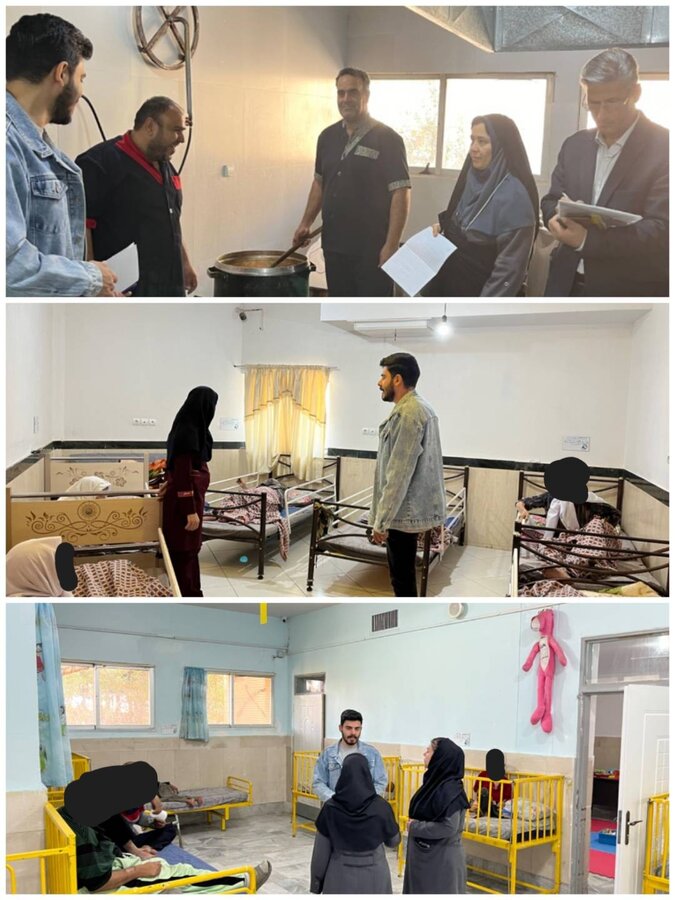بازدید تخصصی تیم اداره بهزیستی شهرستان بیرجند از مؤسسه حضرت علی‌اکبر(ع)