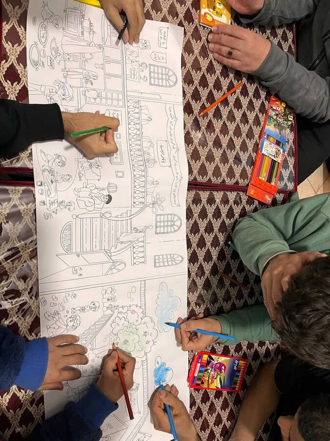 برگزاری موکب فاطمی در مرکز معلولین تلاش