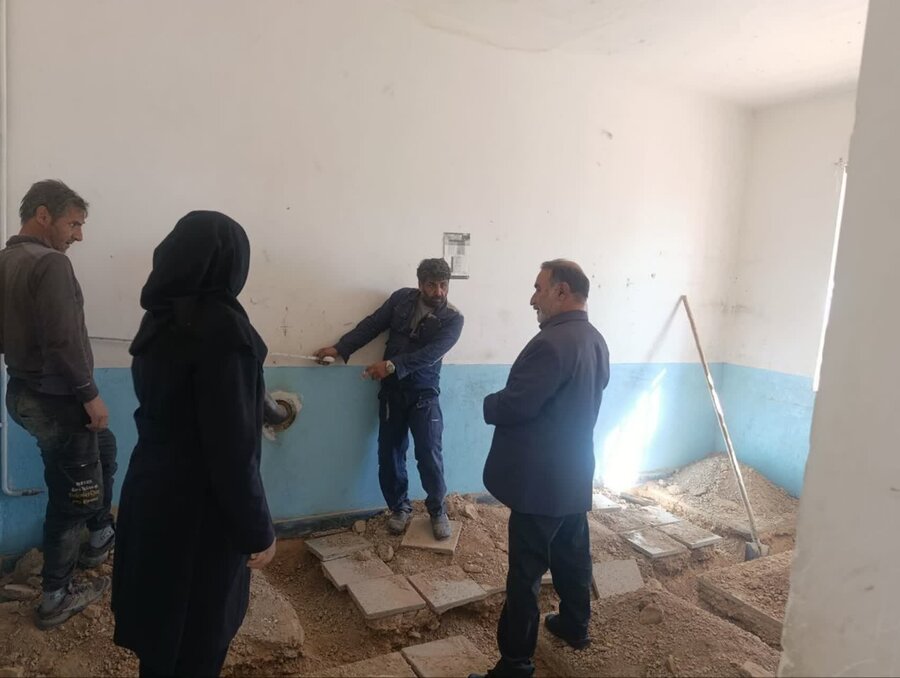 بازدید میدانی کارشناس دبیرخانه مناسب‌سازی بهزیستی شهرستان ابركوه