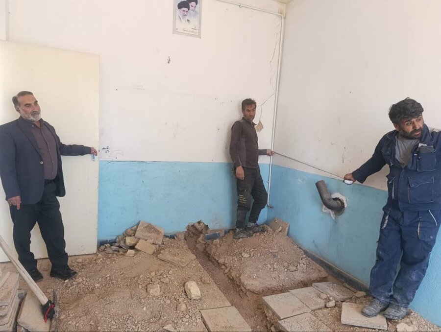 بازدید میدانی کارشناس دبیرخانه مناسب‌سازی بهزیستی شهرستان ابركوه