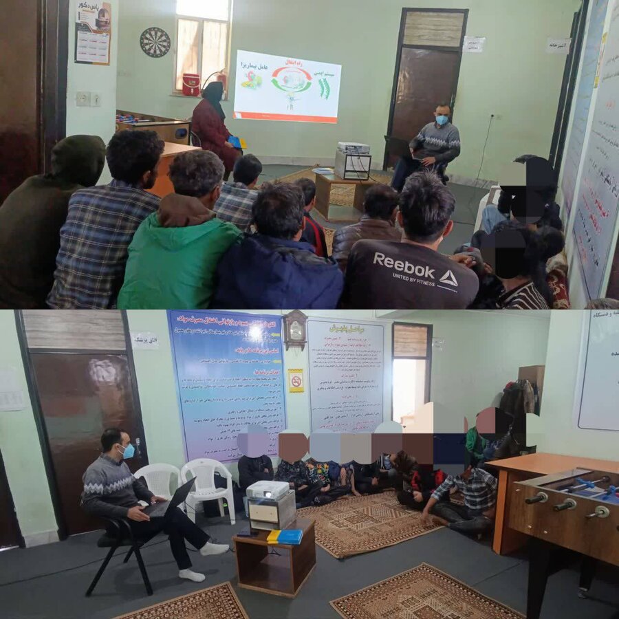 برگزاری کارگاه آموزشی اچ آی وی به مناسبت هفته ایدز در مرکز درمان اعتیاد امید آینده شهرستان سربیشه