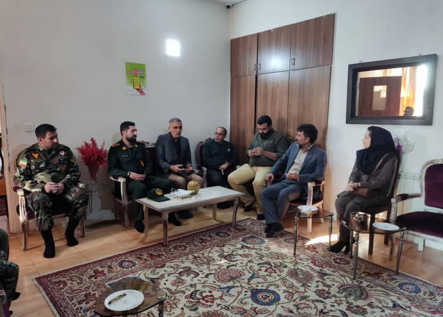 فردیس | بازدید اعضاء سپاه فردیس از مرکز خیریه نگهداری کودکان خیریه شریف