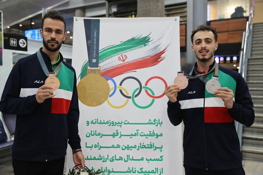 استقبال از کاروان ورزشی ناشنوایان