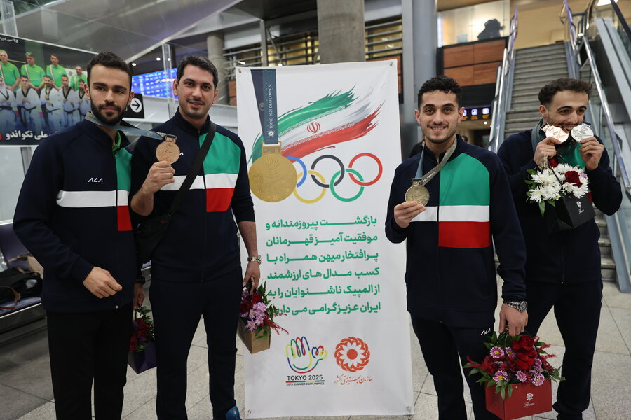 استقبال از کاروان ورزشی ناشنوایان