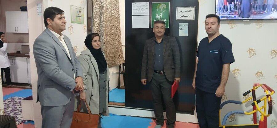 تیم مدیریت عملکرد از مراکز تابعه بهزیستی دهگلان بازدید کردند
