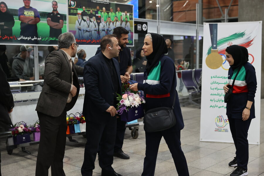 استقبال از کاروان ورزشی ناشنوایان