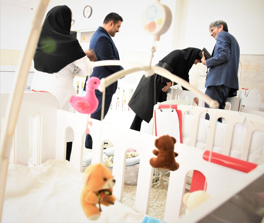 بازدید از شیرخوارگاه معتضدی