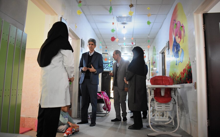 بازدید از شیرخوارگاه معتضدی