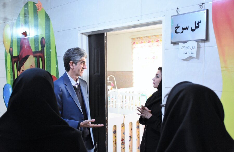 بازدید از شیرخوارگاه معتضدی