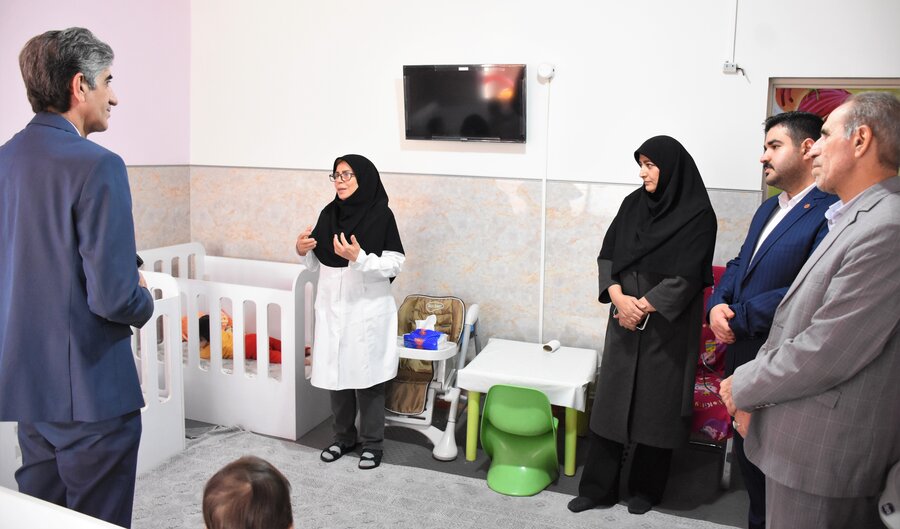 بازدید از شیرخوارگاه معتضدی