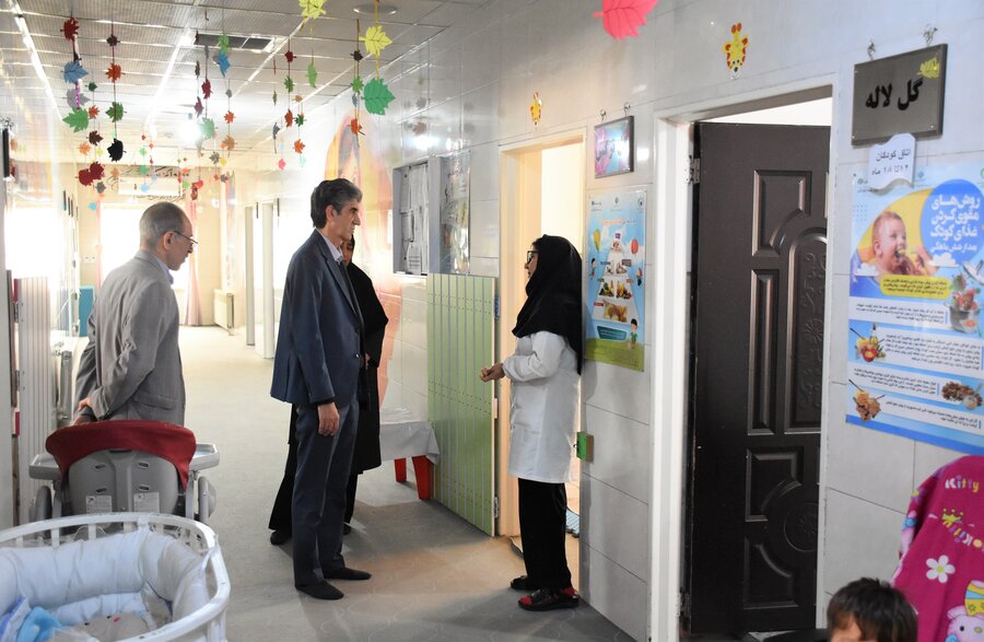 بازدید از شیرخوارگاه معتضدی