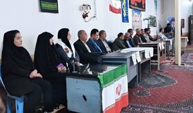 میز خدمت بهزیستی شاهین دژ بمناسبت هفته بسیج