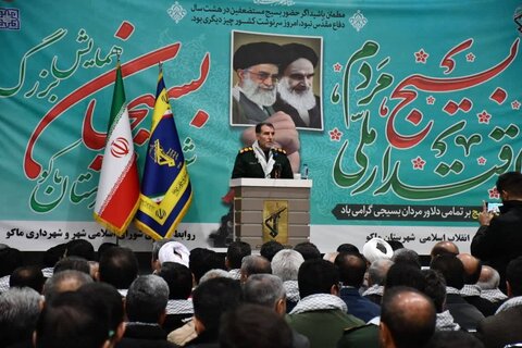 همایش بزرگ «اقتدار بسیج» با حضور گسترده و پرشور اقشار مختلف مردم شهرستان ماکو برگزار شد