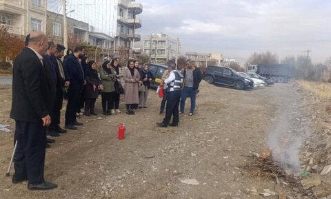 برگزاری دوره امداد و نجات و اطفای حریق ویژه کارکنان بهزیستی اشنویه