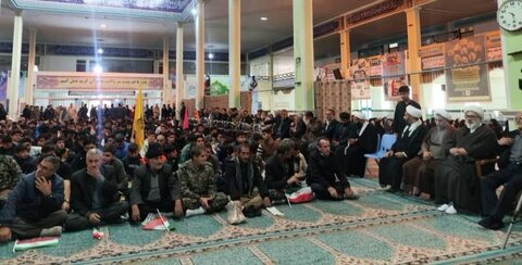 حضور رئیس و کارکنان اداره بهزیستی در همایش اقتدار بسیج در میاندوآب