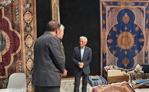 گزارش تصویری/ رایزنی با تجار فرش دستباف و معرفی خدمات بهزیستی