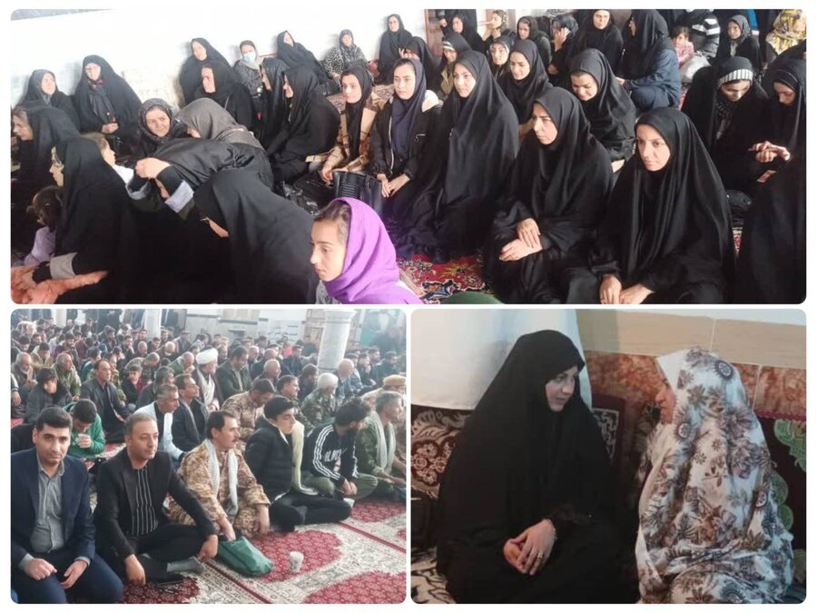 حضور رئیس بهزیستی شاهین دژ در تجمع بزرگ بسیجیان شهرستان