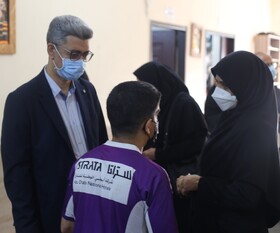 بازدید مدیرکل بهزیستی استان هرمزگان از مراکز توانبخشی روزانه و آموزشی