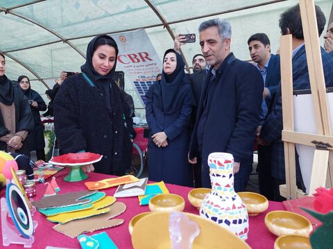 گزارش تصویری| مسئولین استانی از نمایشگاه توانمندی معلولین بازدید کردند