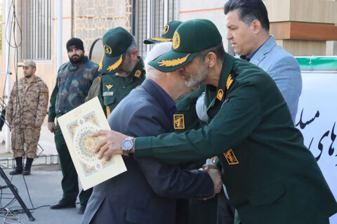 فردیس | حضور رئیس و اعضاء شورای اداری در صبحگاه مشترک سپاه فردیس