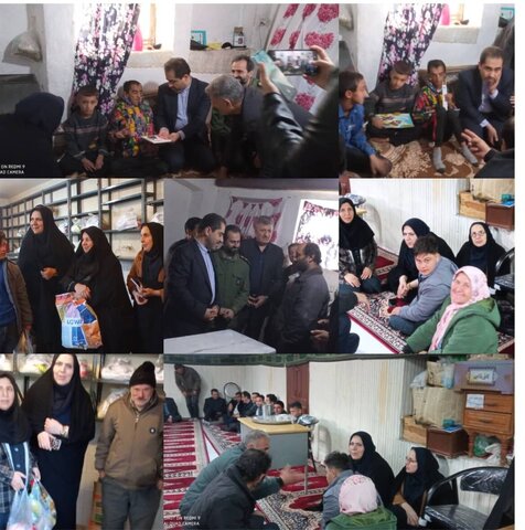 رودبار /برپایی میز خدمت بهزیستی در روستای گلنگش