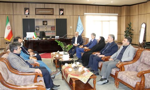 دیدار مدیرکل بهزیستی استان با رئیس کل دادگستری