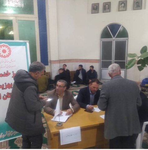 میز خدمت مسجدمحور در شهرستان ابهر برگزار شد