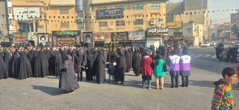 شهر قدس | حضور کارشناسان اورژانس اجتماعی در مراسم سوگواری شهادت حضرت فاطمه الزهرا 