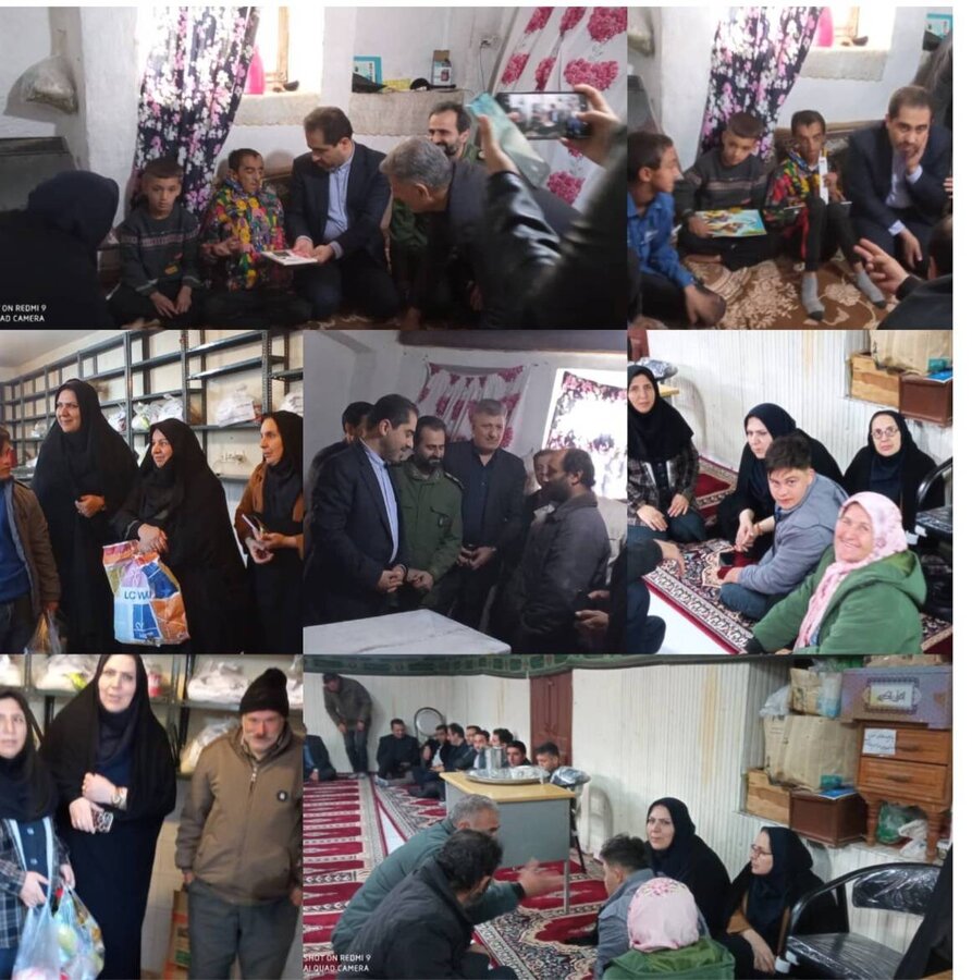 رودبار /برپایی میز خدمت بهزیستی در روستای گلنگش

