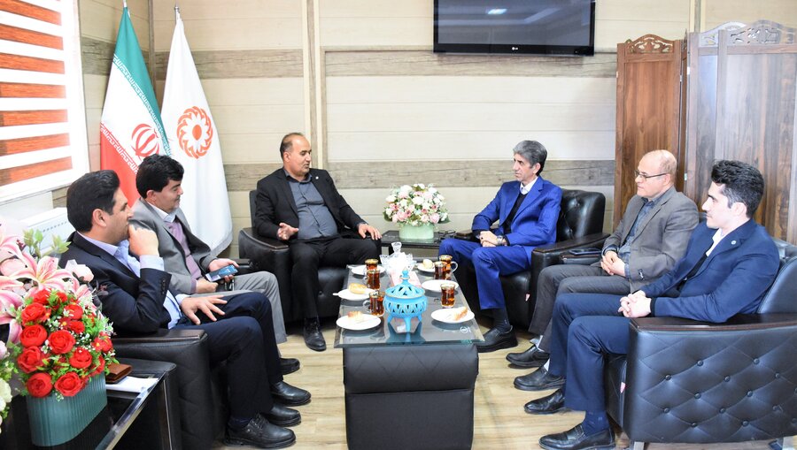 دیدار مدیر بانک توسعه تعاون با مدیرکل بهزیستی