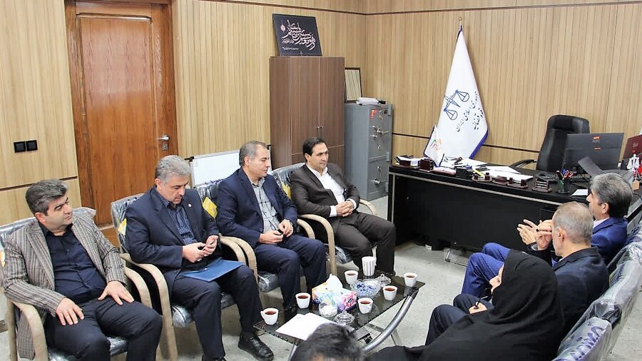 دیدار مدیرکل بهزیستی با معاون پیشگیری از وقوع جرم دادگستری