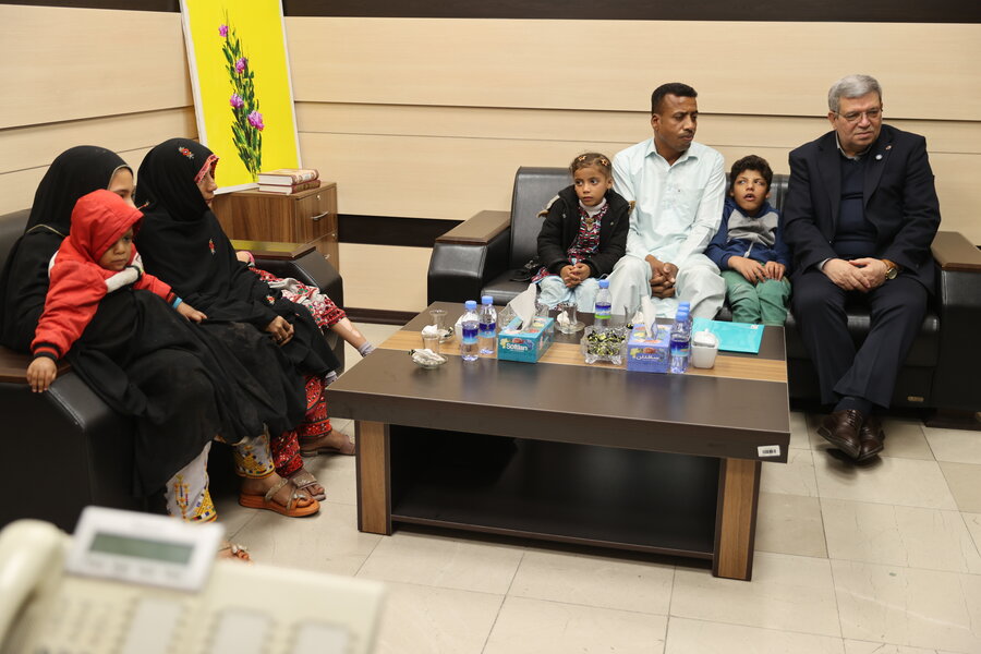 دیدار رئیس سازمان بهزیستی کشور با مددجو چند معلول