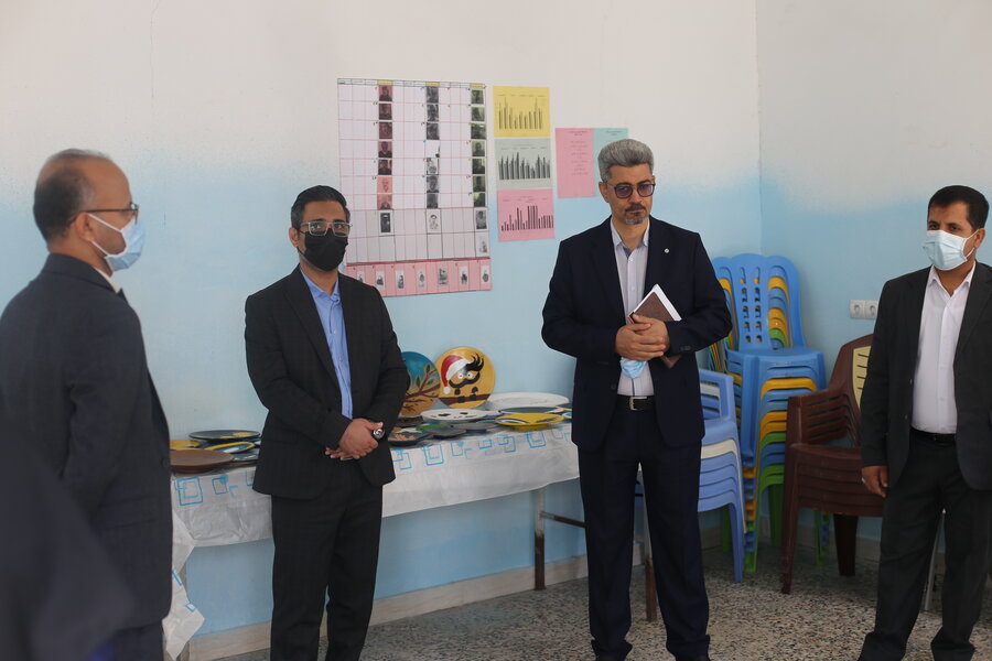 بازدید از مرکز ویزیت در منزل آوای سپید هرمزگان