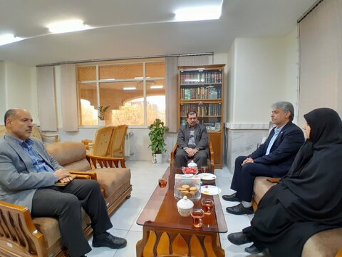 دیدار مدیران کل بهزیستی و حج و زیارت استان قم