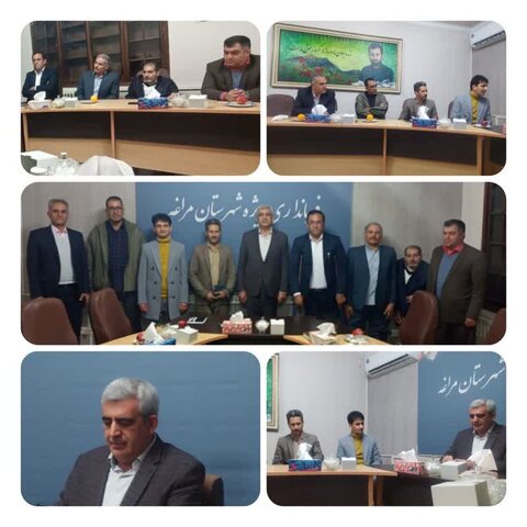 دیدار اعضای هیئت‌مدیره جامعه معلولین مراغه با معاون استاندار و فرماندار ویژه