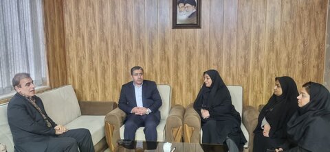 دیدار و گفت‌وگو مدیرکل بهزیستی گلستان با مدیرکل پدافند غیرعامل استان
