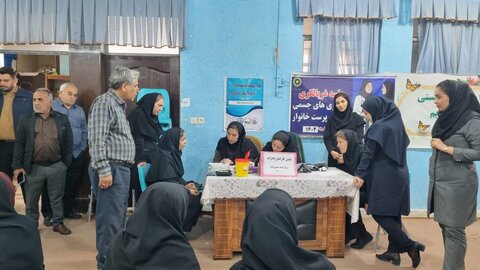 بهبهان|غربالگری قند خون و فشار خون پرسنل بهزیستی