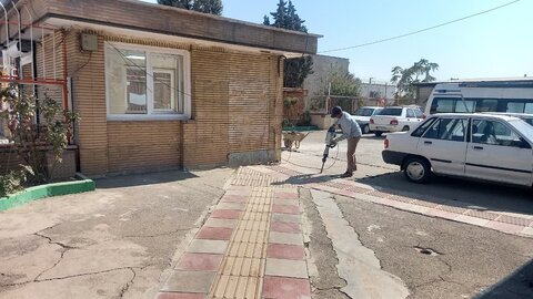 استانداردسازی و مناسب سازی ورودی اداره بهزیستی شهرستان ساوجبلاغ