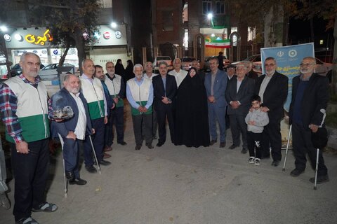 با دل‌هایی سرشار از امید و بدرقه سرپرست بهزیستی مازندران؛ جمعی از گروه هدف زائر اولی‌ بهزیستی مازندران عازم حرم مطهر امام رضا(ع) شدند