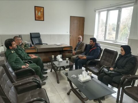 برگزاری جلسه هماهنگی هفته معلولین میان بهزیستی اسدآباد و سپاه