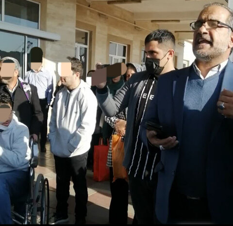 اعزام کاروان شماره یک افراد دارای معلولیت جسمی _ حرکتی به حرم مطهر امام رضا علیه السلام