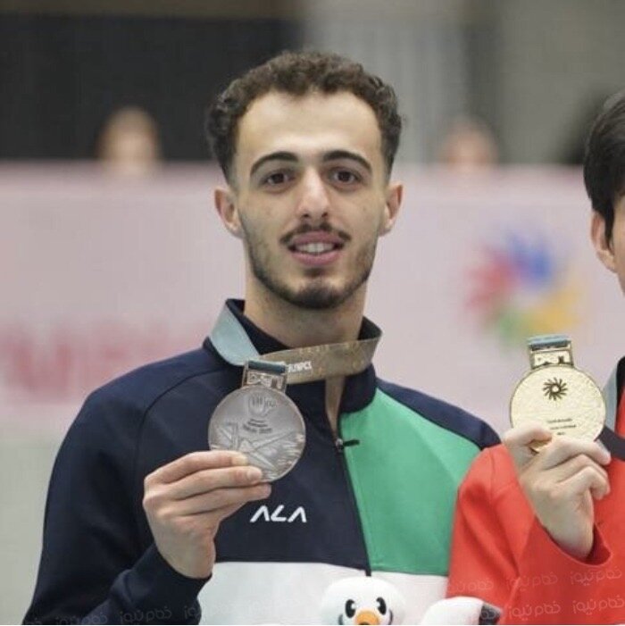 مرتضی رضاصفت" نائب قهرمان پومسه‌ المپیک ناشنوایان
