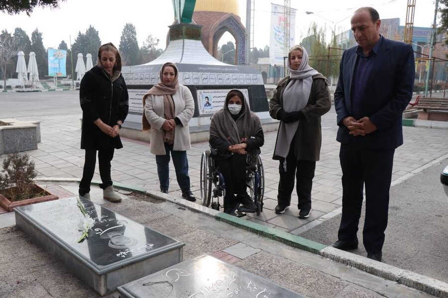 تجدید عهد خانواده بزرگ بهزیستی آذربایجان‌غربی با آرمان‌های شهدا